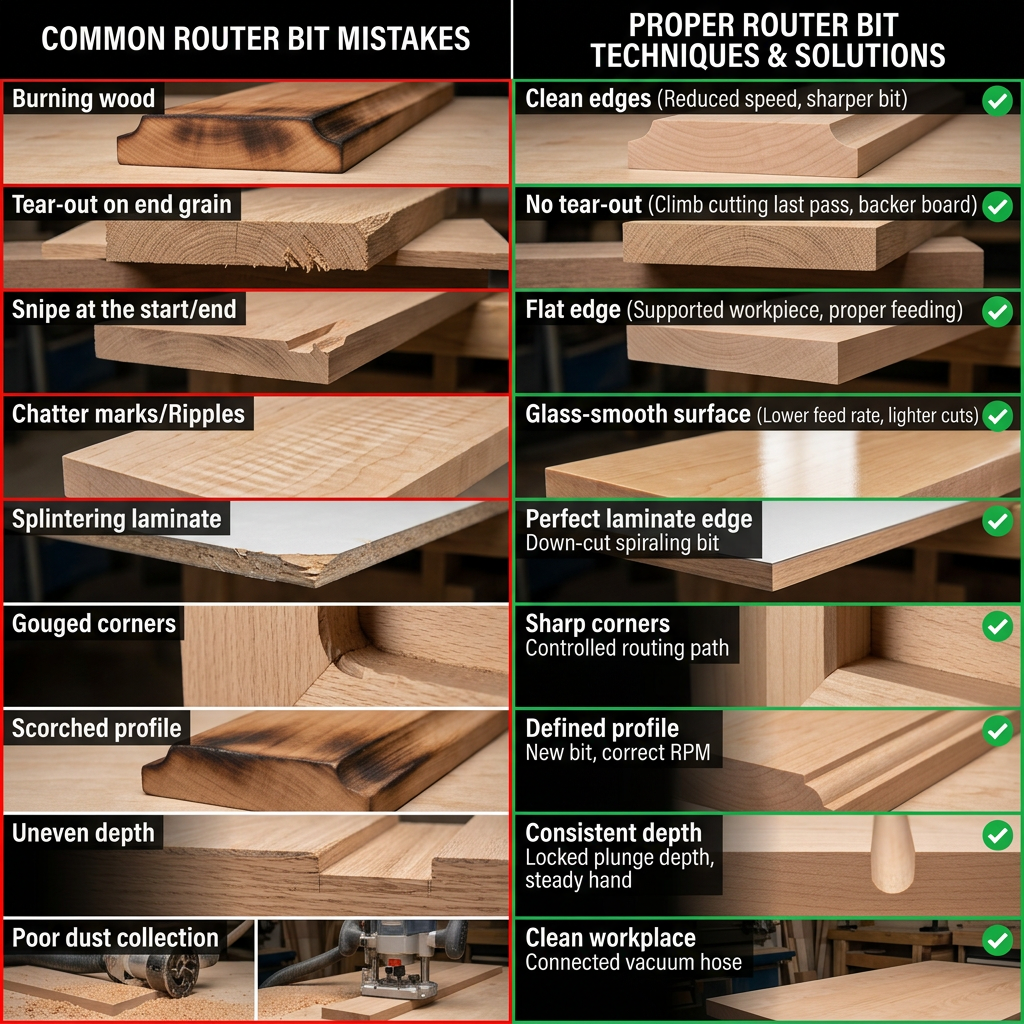 9 Router Bit Mistakes That Are Ruining Your Cuts (And How to Fix Them)