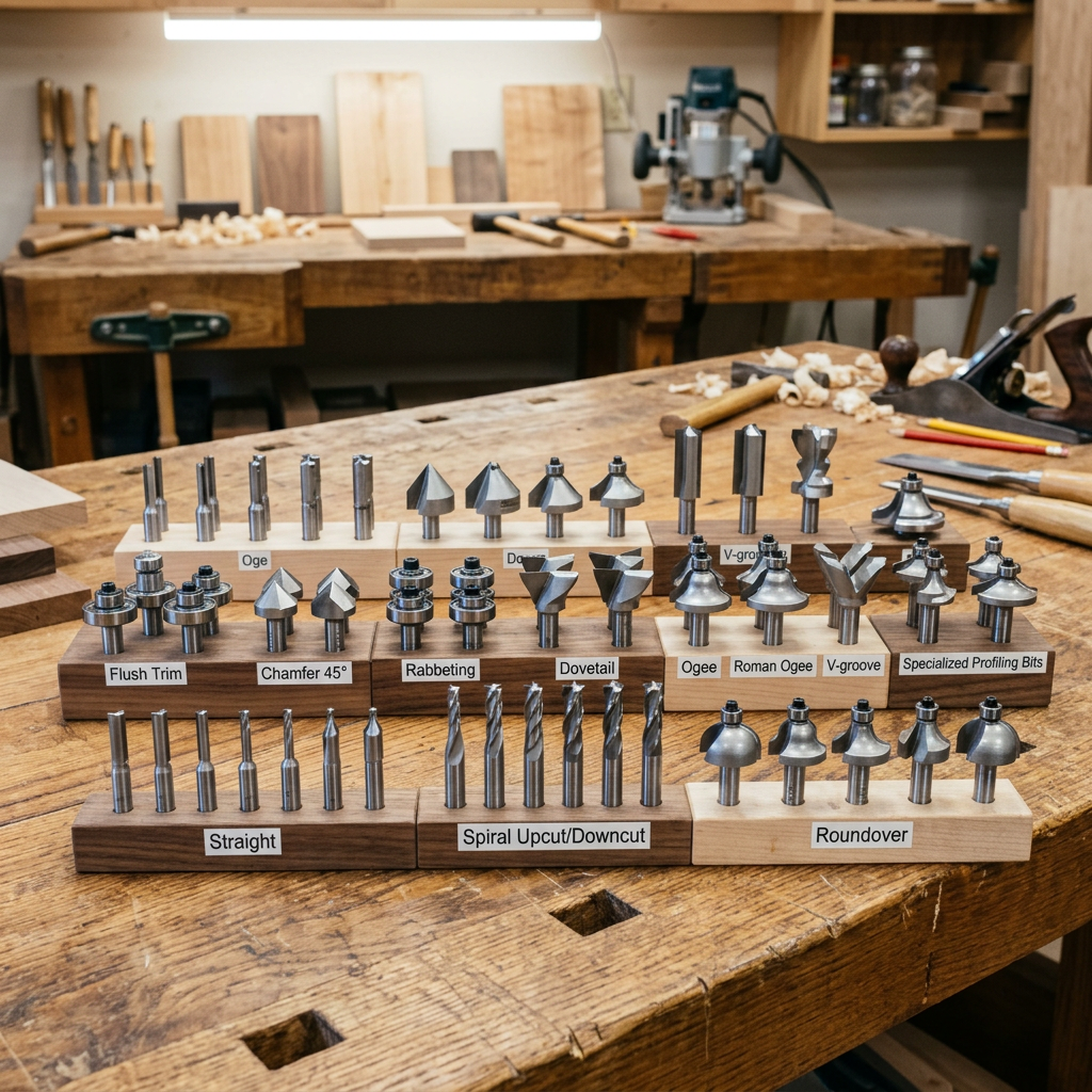 The Complete Guide to Router Bits: Types, Uses, and How to Choose in 2026