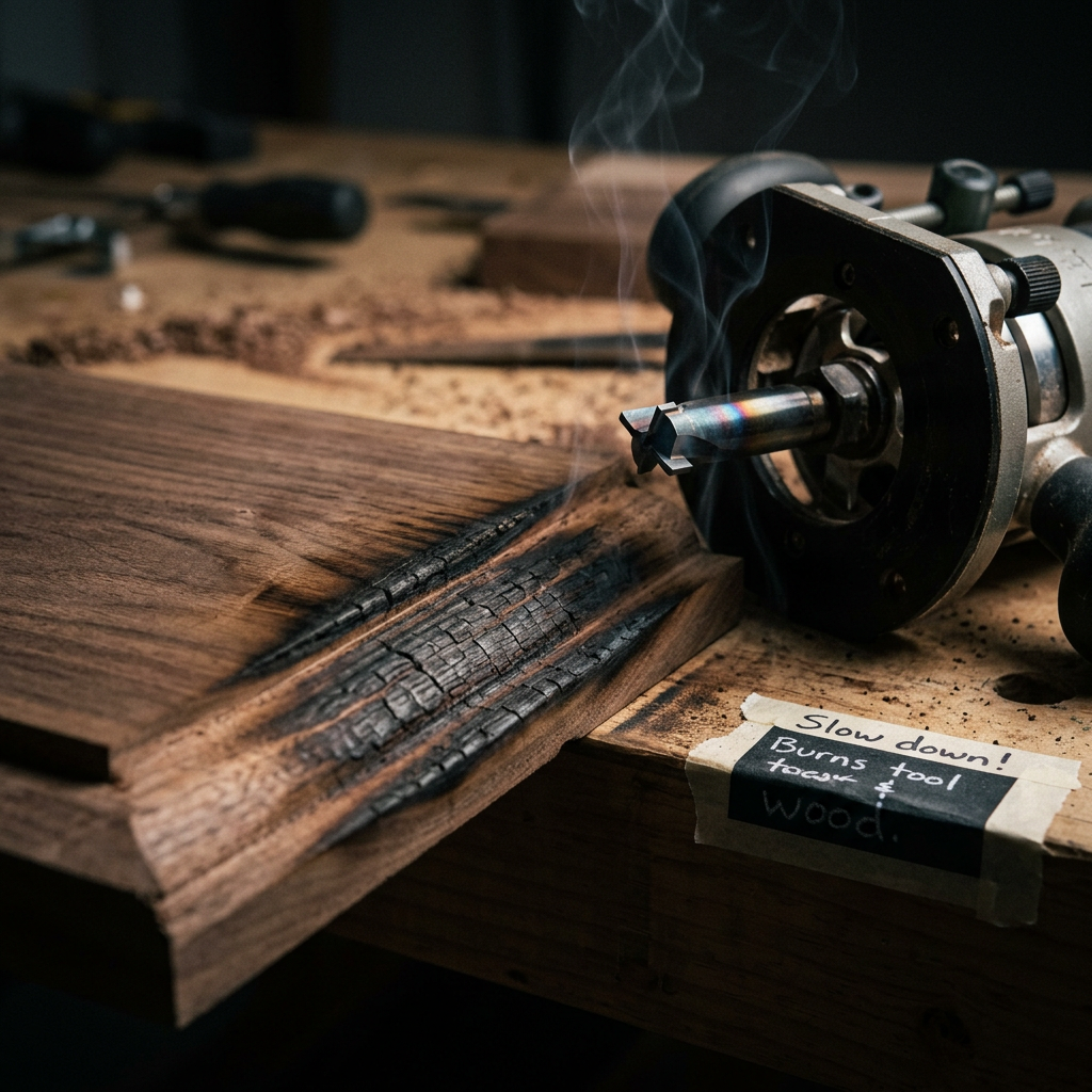 Router Bit Speed and Feed Rate Guide: Stop Burning Your Cuts