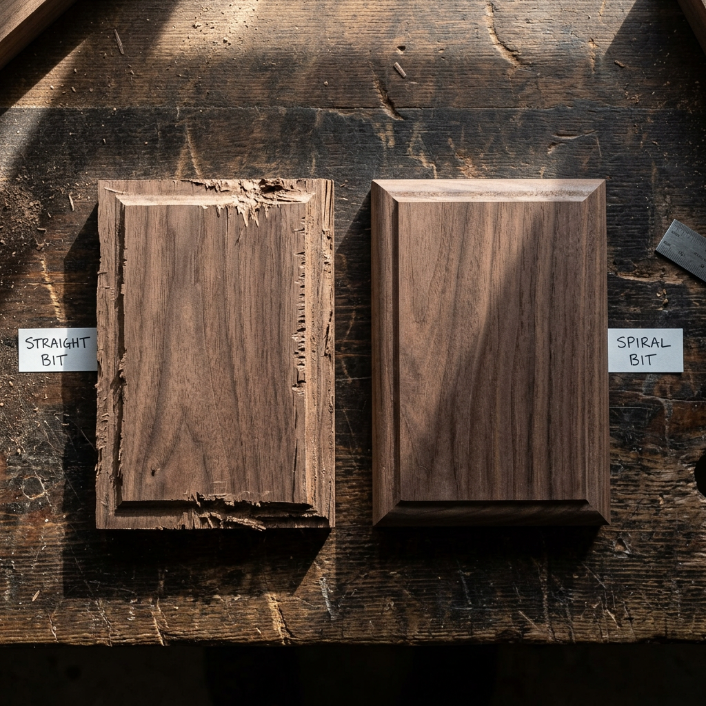 Straight vs Spiral Router Bits: Which One Actually Makes Cleaner Cuts?